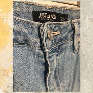 Just Black Mid-Rise Skinny Jeans in Light Wash